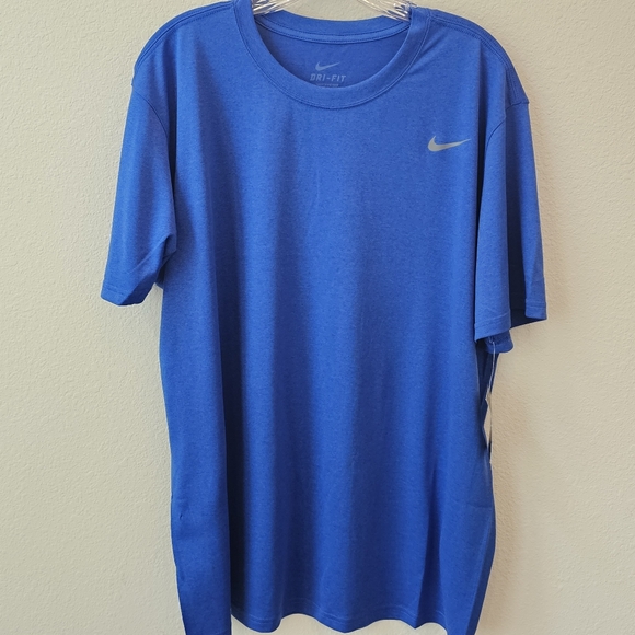 Nike Men's DRI-FIT Training Legend Royal Blue Short Sleeve Tee Sz XL NWT - Picture 7 of 7
